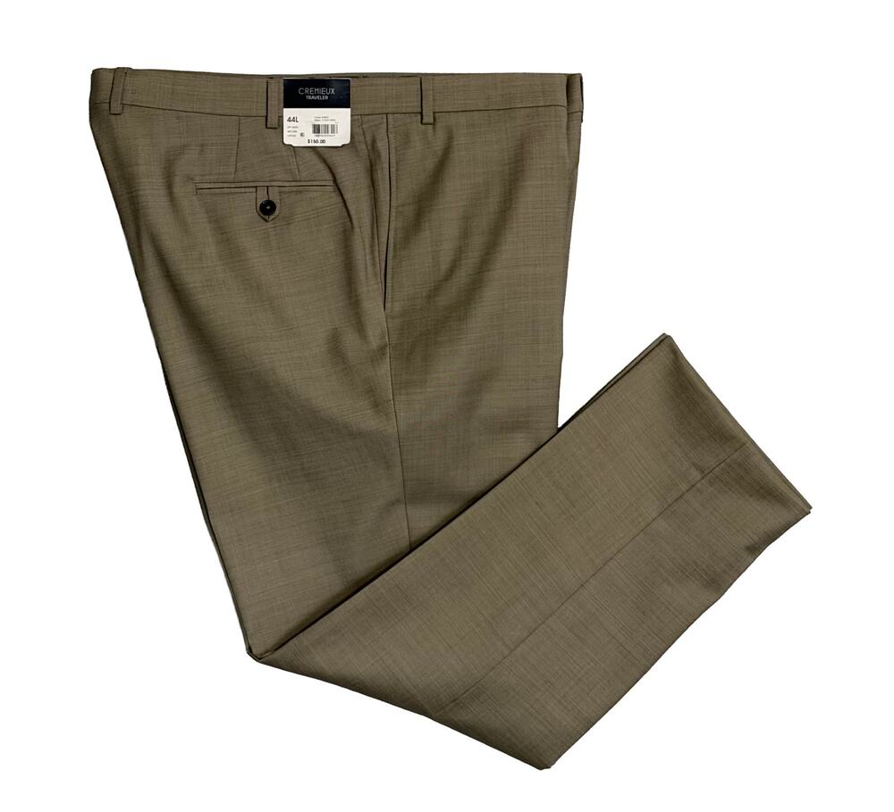 Daniel Cremieux Dress Pant Men's 42"x30" Traveler Comfort Waist Sand NWT